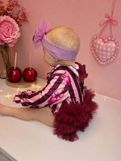 Toffee Apple Tutu Romper Set