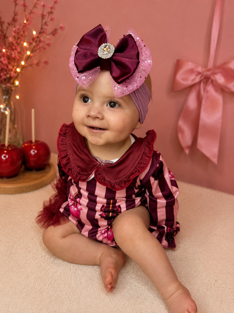 Toffee Apple Tutu Romper Set