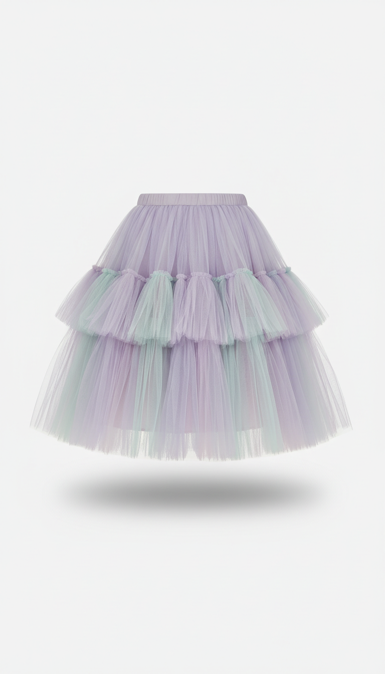 Tulle Bow Headband With Ribbon Tails