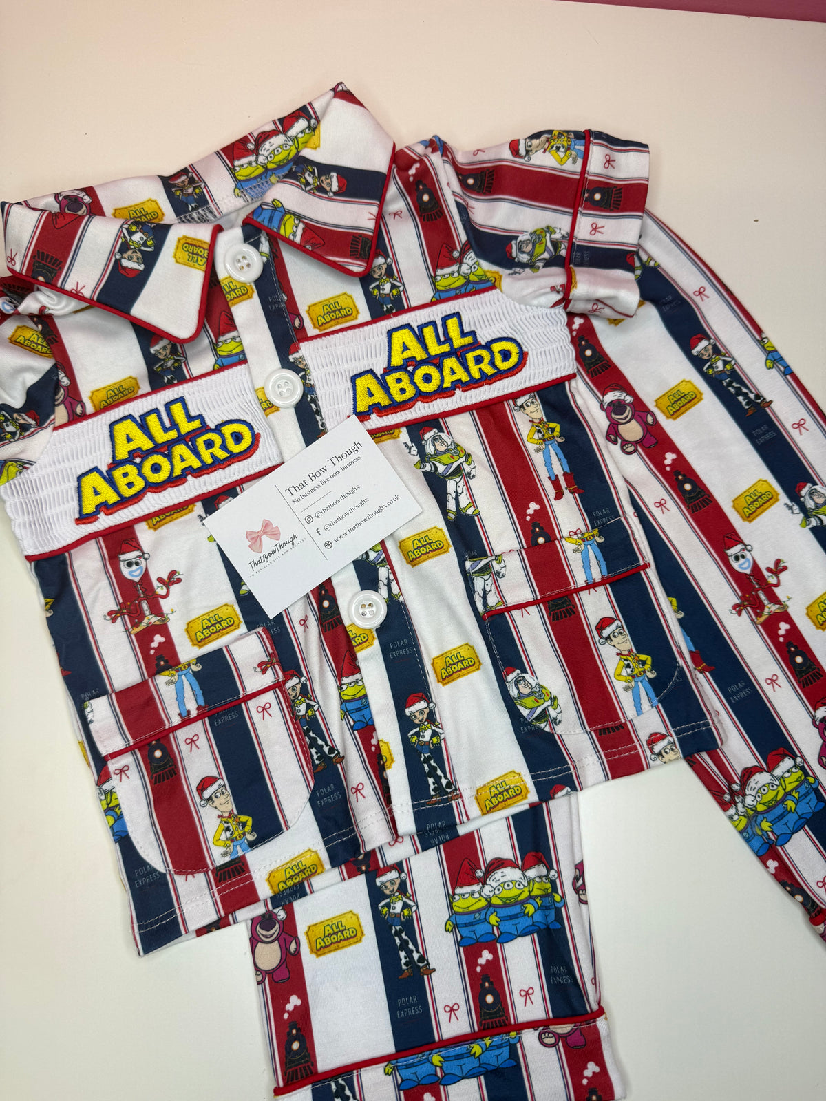 Toy Story Express Button Up Smock PJs