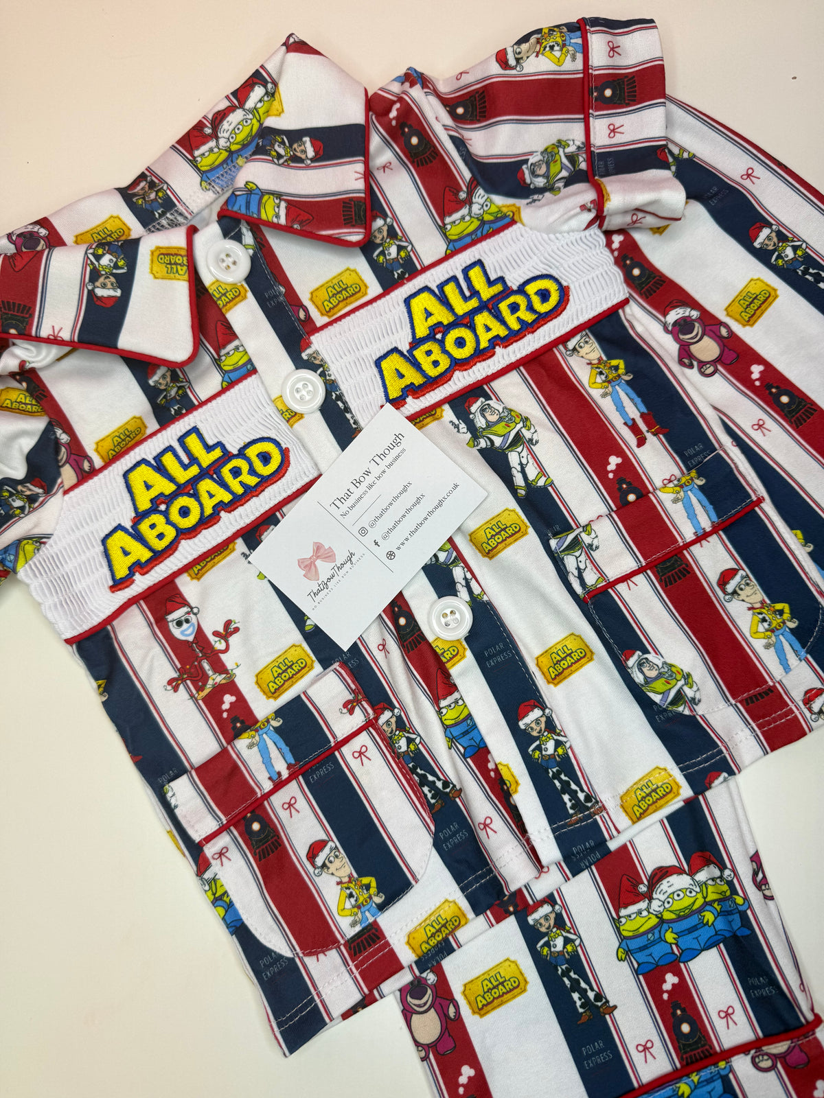 Toy Story Express Button Up Smock PJs